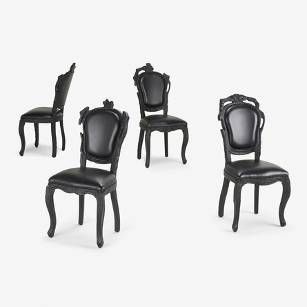 Maarten Baas, ‘Smoke dining chairs, set of four’, 2002