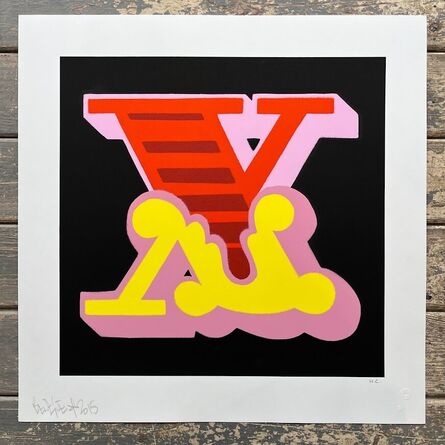 Ben Eine, ‘Letter X (Orange) (Hors Commerce)’, 2015