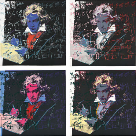 Andy Warhol, ‘Beethoven Portfolio (II.390 - II.393’, 1987