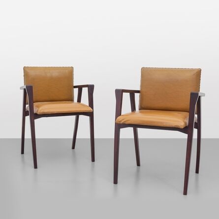 Franco Albini, ‘A pair of 'Luisa' armchairs (Compasso d'oro Award 1955)’, 1955