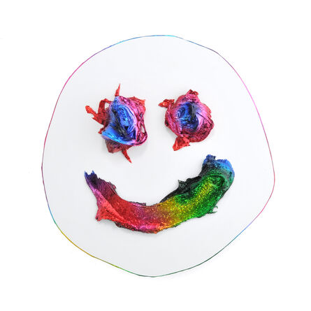 John Monn, ‘"012" - 3 Dimensional Colorful Chrome Mask by John Monn’, 2022