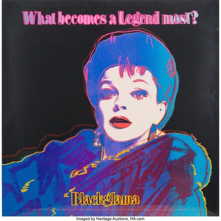 Andy Warhol, ‘Blackglama (Judy Garland), from the Ads portfolio’, 1985