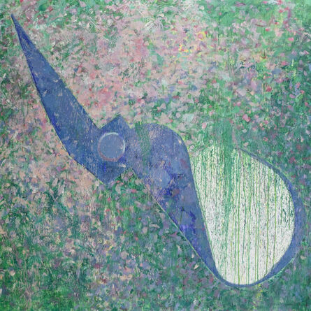 Mao Xuhui 毛旭辉, ‘Half Scissors (Blue) 半剪刀（蓝色）’, 2011