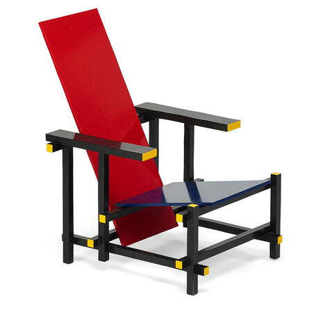 Gerrit Thomas Rietveld, ‘Red Blue chair, Italy’, 1980s