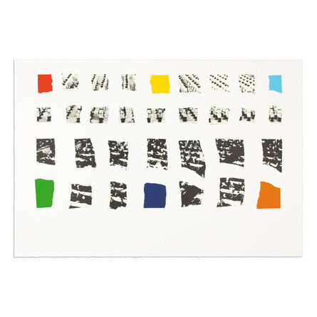 John Baldessari, ‘Two Assemblages (with R, O, Y, G, V, Opaque)’, 2003