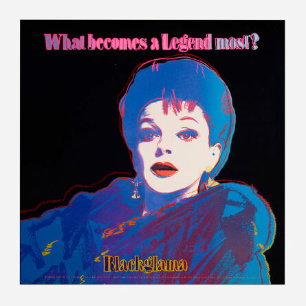Andy Warhol, ‘Blackglama (Judy Garland) (from the Ads portfolio)’, 1985