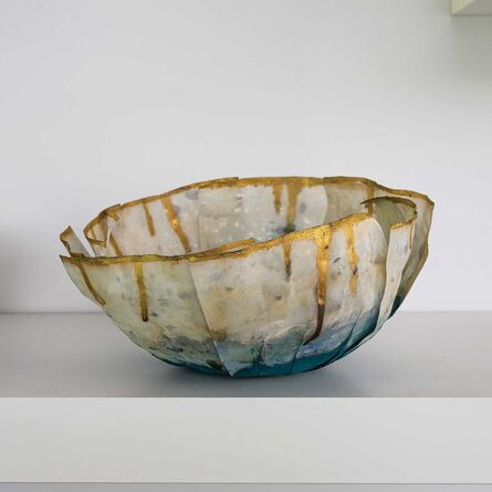 Jin-Sook So, ‘Flower Cobalt Bowl III’, 2023