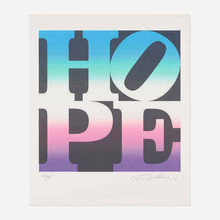 Robert Indiana, ‘Spring (from the 4 Seasons of Hope Silver)’, 2012