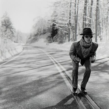 Rodney Smith, ‘Reed Skiing in Road, Lake Placid, NY’, 2008