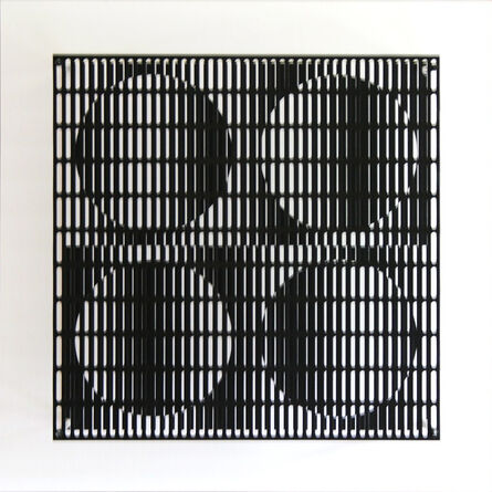Antonio Asis, ‘Vibration quatre cercles noir et blanc’, 2012