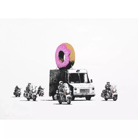 Banksy, ‘Donuts - Strawberry’, 2009