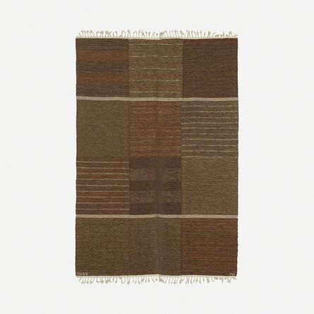 Marianne Richter, ‘Tolv Rutor flatweave carpet’, c. 1971