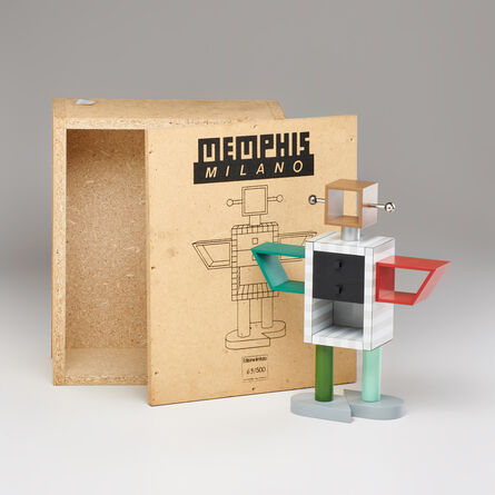 Masanori Umeda, ‘Ginza Robot miniature laminated 1:6 scale cabinet, with original box’