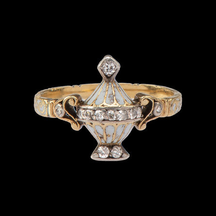 baroque works of art, ‘Mourning Ring with Urn ’, c. 1760-1780