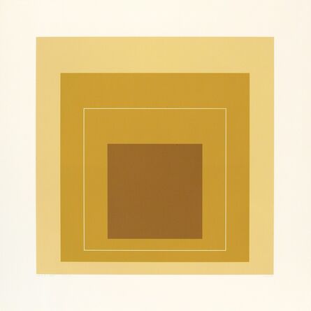Josef Albers, ‘WLS XIV (from White Line Squares’, 1966