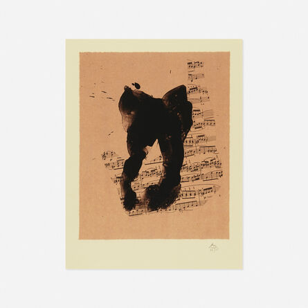 Robert Motherwell, ‘Music for J.S. Bach’, 1989