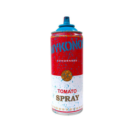 Mr. Brainwash, ‘Mykonos Cyan Tomato Spray’, 2019