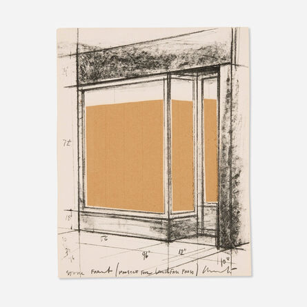 Christo, ‘Store Front/Project for Landfall Press’, 1978