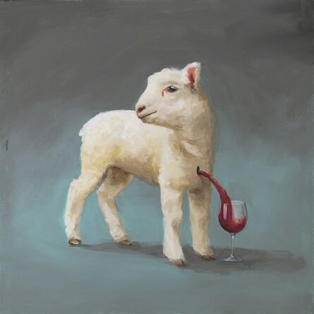 Oliver Jeffers, ‘Decanting And Corking The Lamb Of God’, 2012