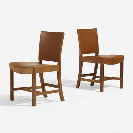Kaare Klint, ‘Barcelona chairs model 3758, pair’, 1927