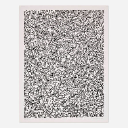 Jan Schoonhoven, ‘Untitled (Composition with Leaves)’, 1972
