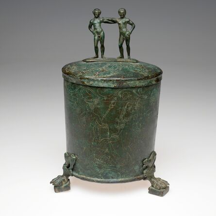 ‘Lidded box (cista), Etruscan’, late 4th -mid 3rd century B.C.