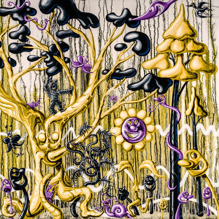 Kenny Scharf, ‘Furungle X 6 Yellow’, 2021