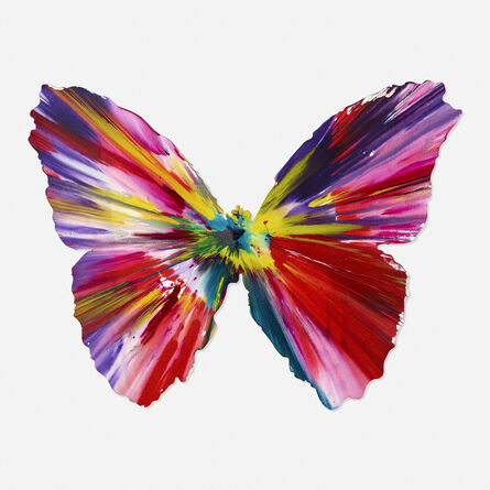 After Damien Hirst, ‘Butterfly Spin Painting’, 2009