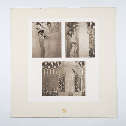 Gustav Klimt, ‘Fragments of Beethoven Frieze (2) [Das Werk Gustav Klimts]’, 1914