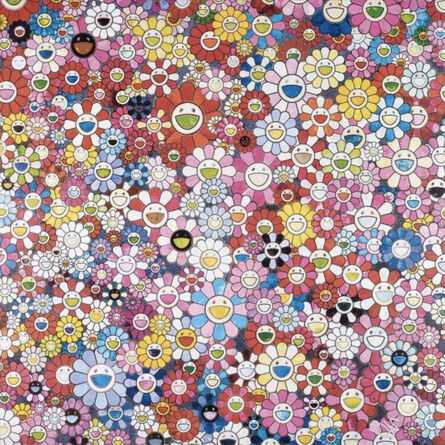 Takashi Murakami, ‘Shangri-La pink’, 2015