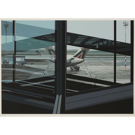 Richard Estes, ‘Airport, from the Urban Landscapes III portfolio’, 1981