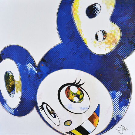 Takashi Murakami, ‘And Then x 6 (Blue: The Polke Method)’, 2016