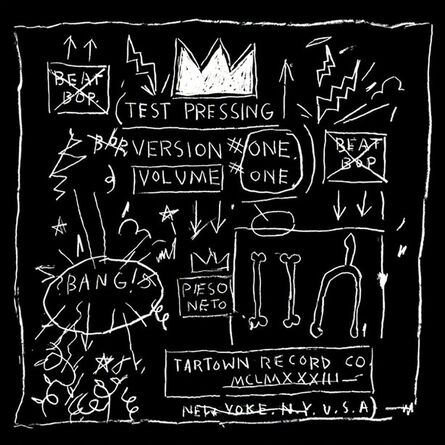 Jean-Michel Basquiat, ‘Basquiat Beat Bop Record Art (anniversary edition)’, 2014