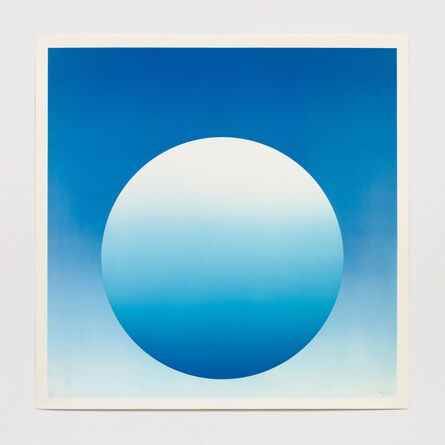 Herbert Bayer, ‘Weightless Blue’, 1975