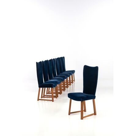 Axel Einar Hjorth, ‘Set of eight chairs’, circa 1938