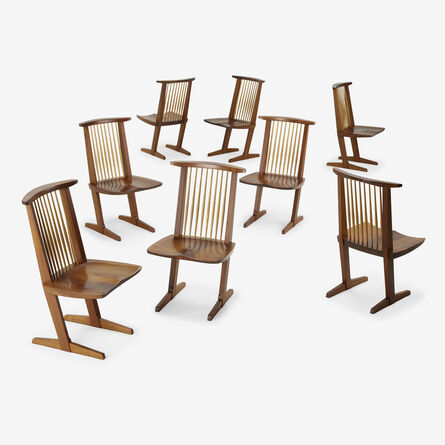 Mira Nakashima, ‘Conoid chairs, set of eight’, 1992