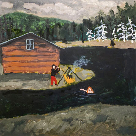 Micheal Ousley, ‘Cabin by the Lake’, 2021