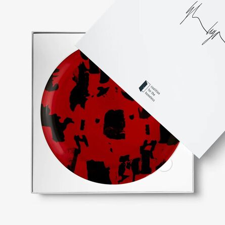 Glenn Ligon, ‘Debris Field ( Red) #1  ( Plate )’, 2018