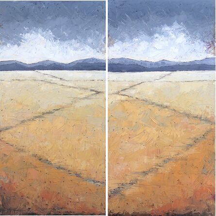 Alison Haley Paul, ‘Hither (left panel), Yon (right panel)’