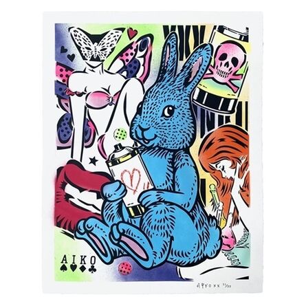 AIKO, ‘Bunny Love (Blue)’, 2021