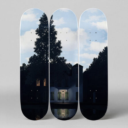 René Magritte, ‘L'empire des Lumières Skateboard Decks by René Magritte’, 2018