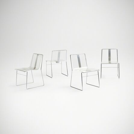 Jacques Charpentier, ‘dining chairs, set of four’, c. 1965