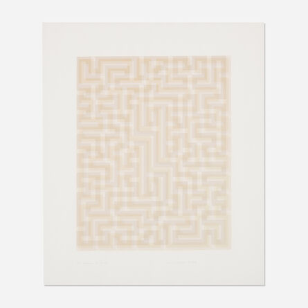 Anni Albers, ‘Red Meander II’, 1970-71