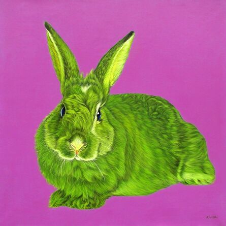 Helmut Koller, ‘Green Rabbit’, 2010