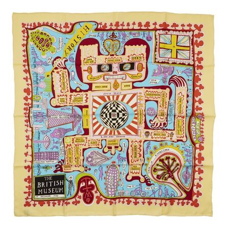 Grayson Perry, ‘The British Museum - A Personal Map Scarf’, 2011