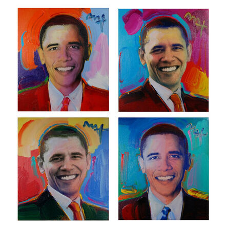 Peter Max, ‘Obama to the Max (Set of 4)’, 2009