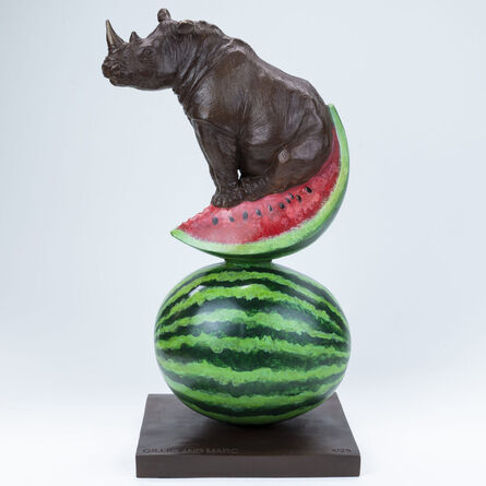 Gillie and Marc Schattner, ‘Rhino's love watermelons’, 2022