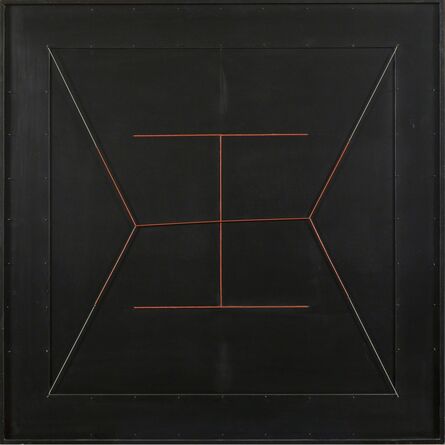 Gianni Colombo, ‘Spazio elastico, doppia I rossa (Elastic Space, Double Red I)’, 1979