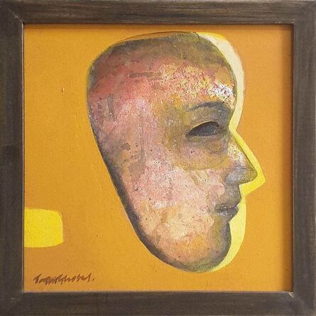 Tapas Ghoshal, ‘Face Series, Acrylic on Canvas by Contemporary Artist "In Stock"’, 2014
