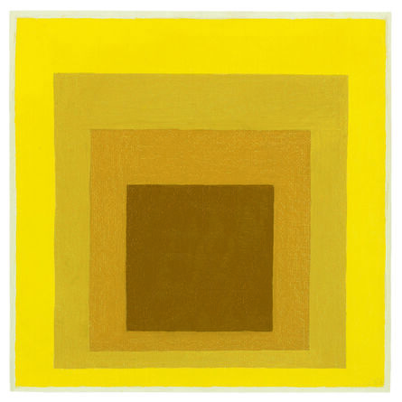 Josef Albers, ‘Study for Homage to the Square: Hard, Softer, Soft Edge (Estudio para el homenaje al cuadrado: Hard, Softer, Soft Edge)’, 1964